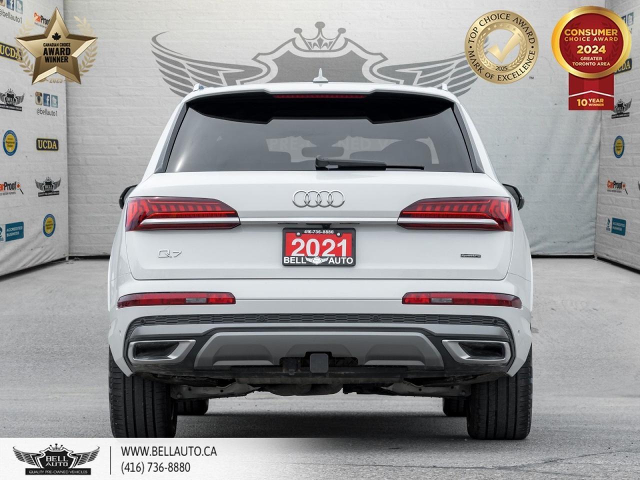 2021 Audi Q7 Progressiv, QUATTRO, 360CAM, 7-PASS, NAVI, PANO, BACKUPCAM, B.SPOT, DRVRASSISTPKG, NOACCIDENT Toronto ON
