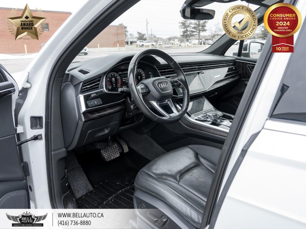2021 Audi Q7 Progressiv, QUATTRO, 360CAM, 7-PASS, NAVI, PANO, BACKUPCAM, B.SPOT, DRVRASSISTPKG, NOACCIDENT Toronto ON