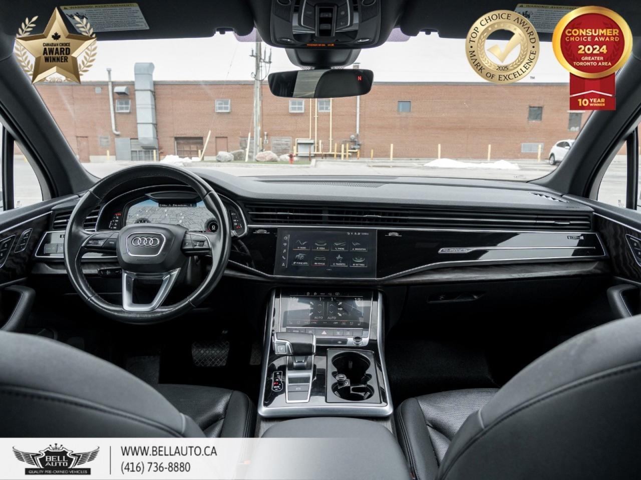 2021 Audi Q7 Progressiv, QUATTRO, 360CAM, 7-PASS, NAVI, PANO, BACKUPCAM, B.SPOT, DRVRASSISTPKG, NOACCIDENT Toronto ON