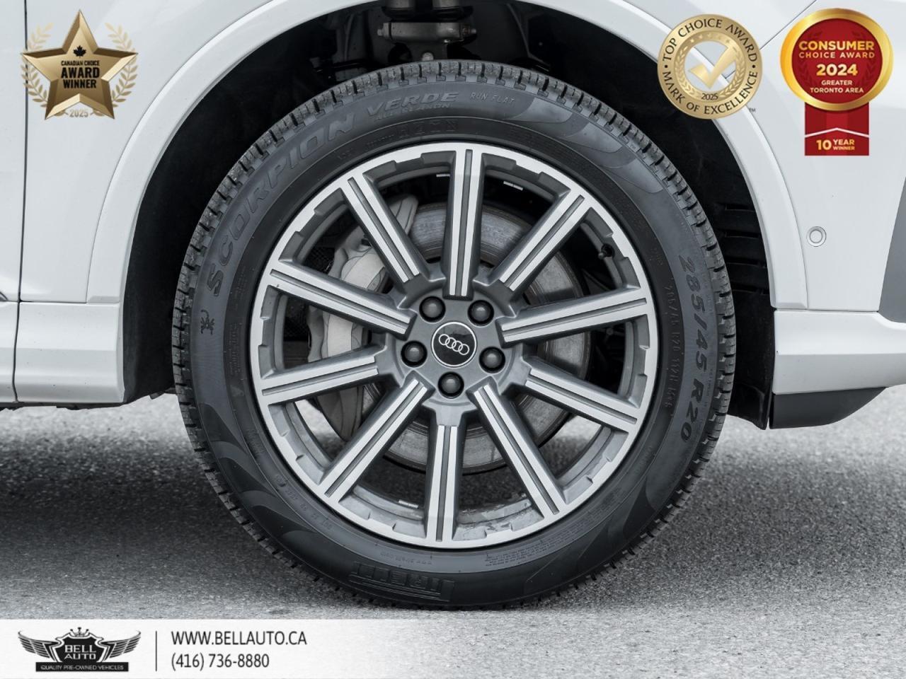 2021 Audi Q7 Progressiv, QUATTRO, 360CAM, 7PASS, NAVI, PANO, B.SPOT, NOACCIDENT Toronto ON