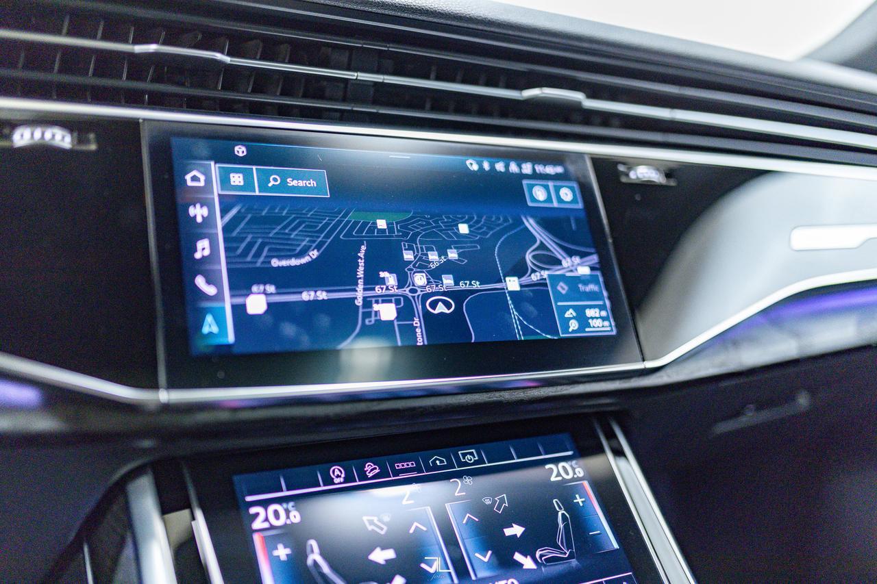 2021 Audi Q8 Quattro Progressiv S-Line Leather Roof Nav BCam Red Deer AB