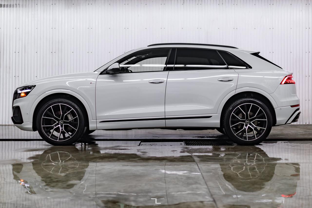 2021 Audi Q8 Quattro Progressiv S-Line Leather Roof Nav BCam Red Deer AB