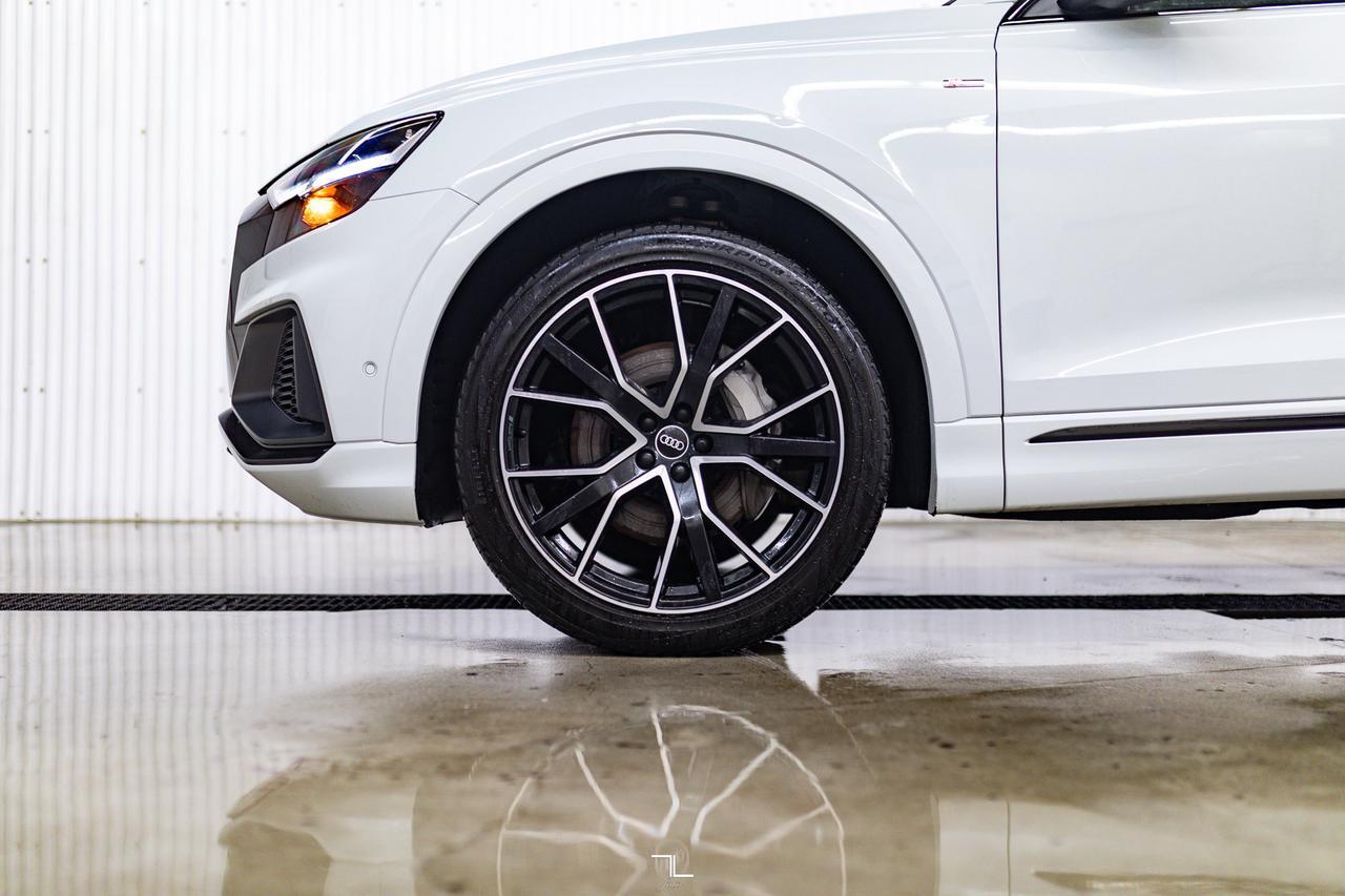 2021 Audi Q8 Quattro Progressiv S-Line Leather Roof Nav BCam Red Deer AB