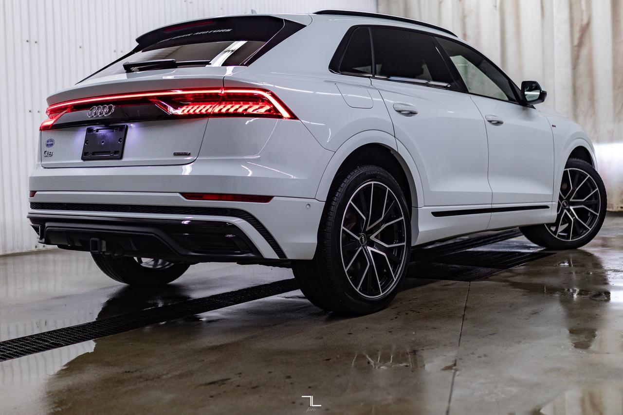 2021 Audi Q8 Quattro Progressiv S-Line Leather Roof Nav BCam Red Deer AB