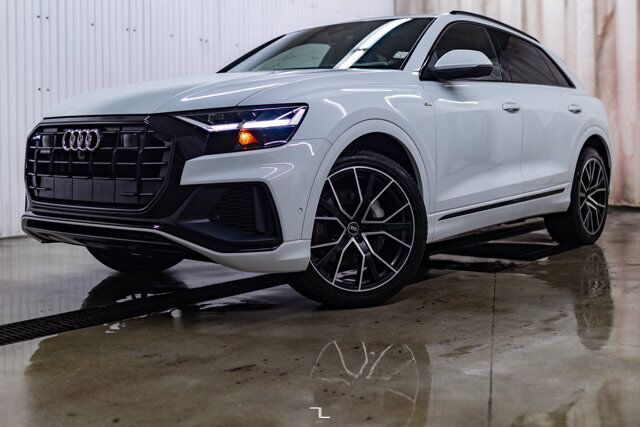 2021 Audi Q8 Quattro Progressiv S-Line Leather Roof Nav BCam Red Deer AB
