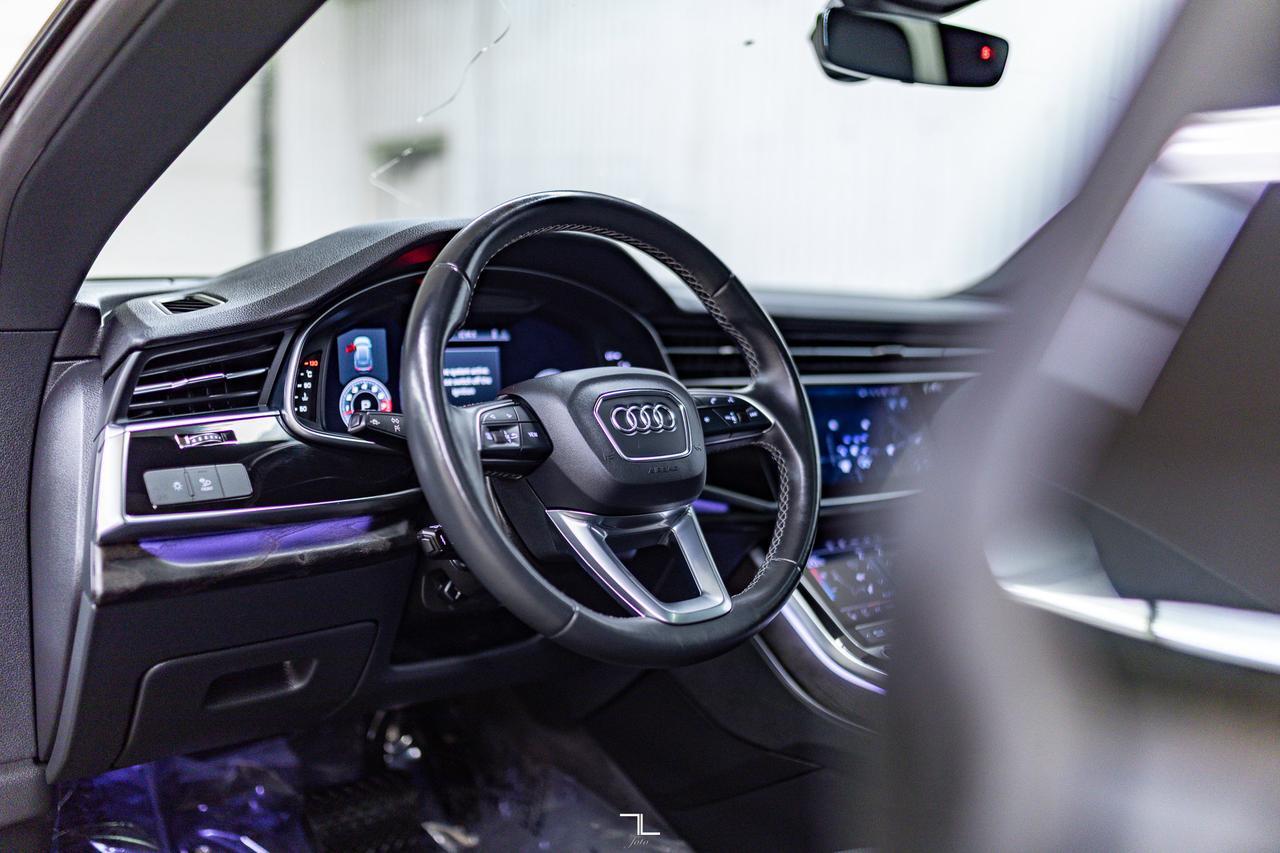 2021 Audi Q8 Quattro Progressiv S-Line Leather Roof Nav BCam Red Deer AB