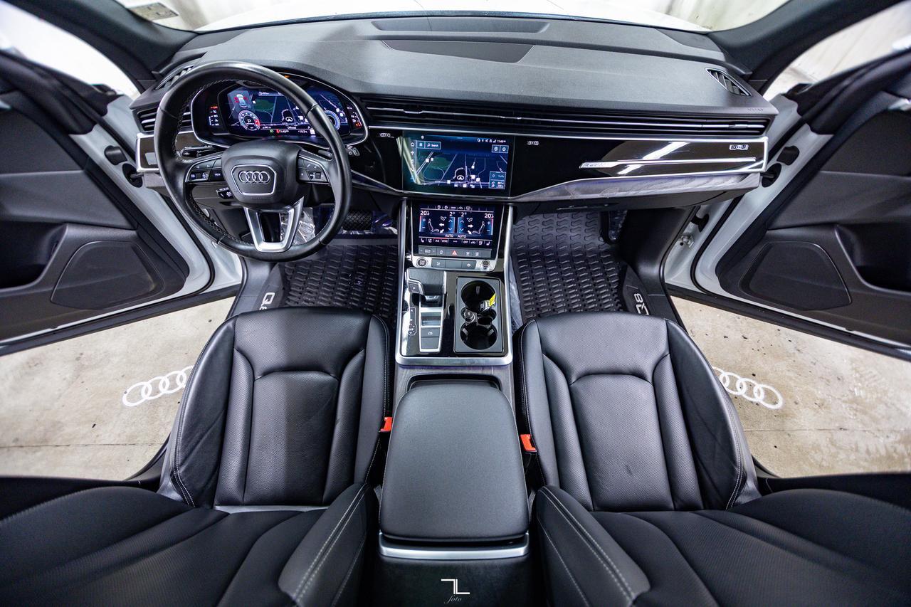2021 Audi Q8 Quattro Progressiv S-Line Leather Roof Nav BCam Red Deer AB