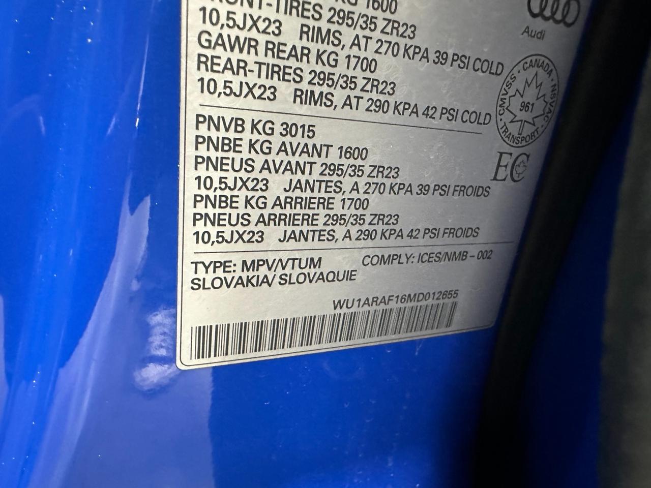 2021 Audi RS Q8 Houston TX