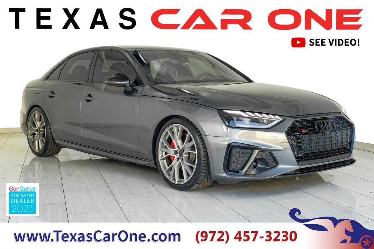 2021 Audi S4 PREMIUM PLUS QUATTRO S SPORT PKG BLIND SPOT ASSIST LANE DEPARTUR