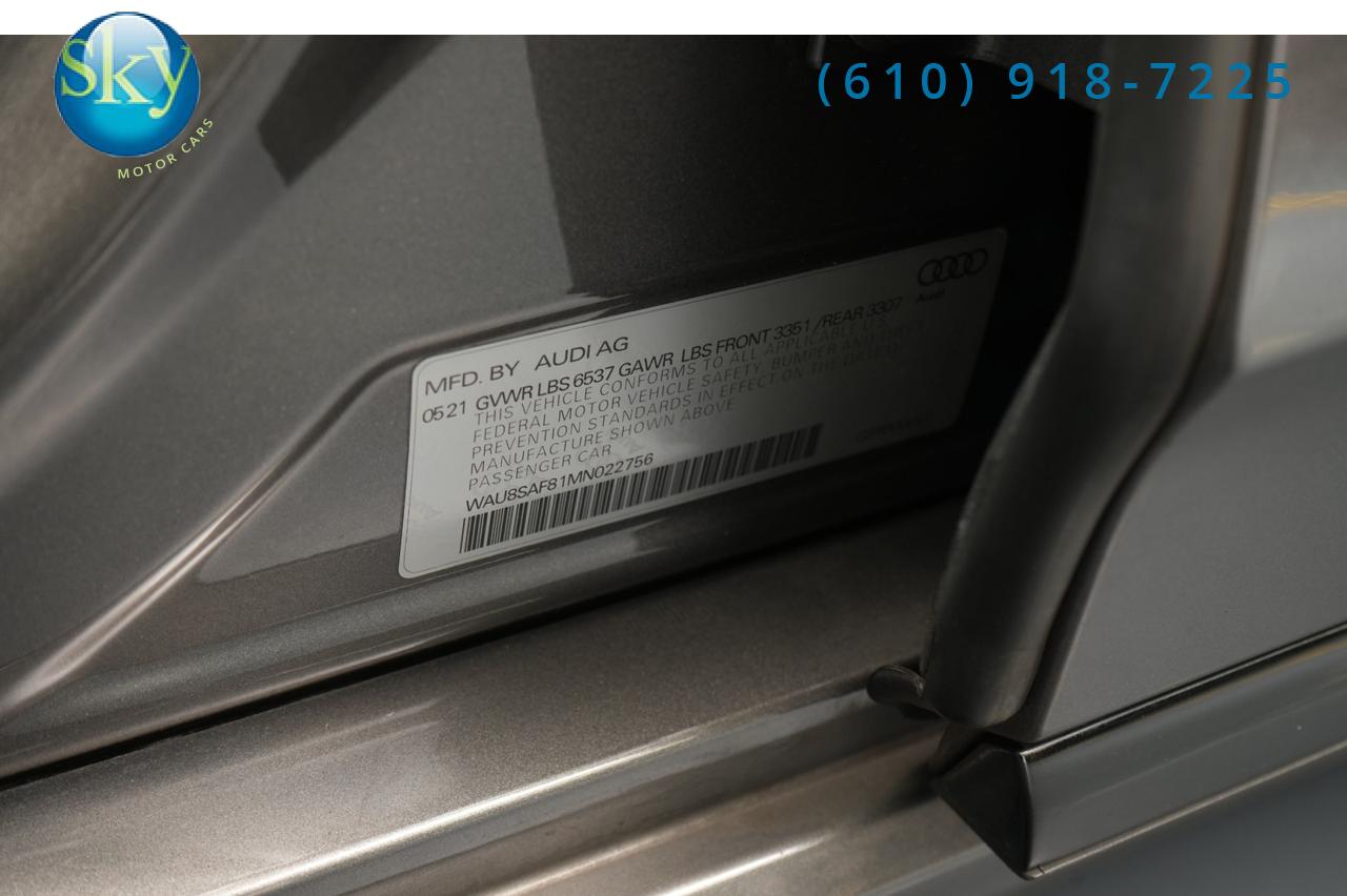 2021 Audi S8 Quattro AWD $142,105 MSRP West Chester PA