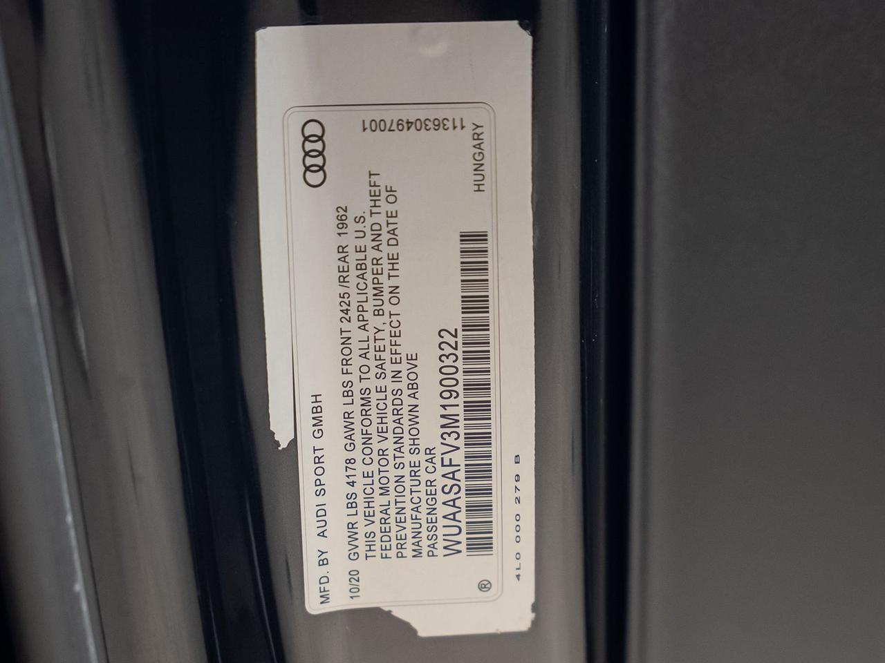 2021 Audi TT RS 2.5T Ft Lauderdale FL