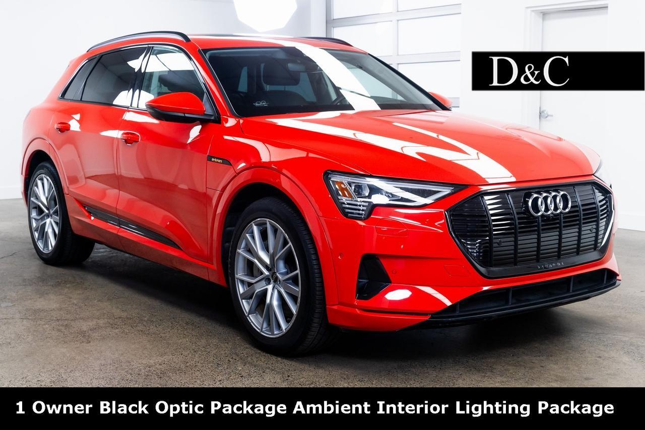 2021 Audi e-tron Prestige 1 Owner Black Optic Package Ambient Interior Light Portland OR