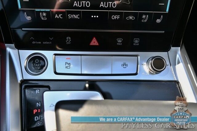 2021 Audi e-tron Prestige / AWD / Black Optic Pkg / Heated & Cooled Leather Seats / Panoramic Sunroof / Navigation / HUD / Bang & Olufsen Speakers / Lane Departure & Blind Spot Alert / 222 Mile Range / Low Miles / 1-Owner Anchorage AK