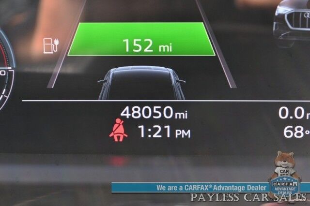 2021 Audi e-tron Sportback Premium Plus / AWD / Heated & Cooled Leather Seats / Panoramic Sunroof / NAV / Bang & Olufsen Speakers / Lane Depart & Blind Spot Alert / Apple CarPlay & Android Auto / 360 Cam / Tow Pkg / 218mi Range / 1-Owner Anchorage AK
