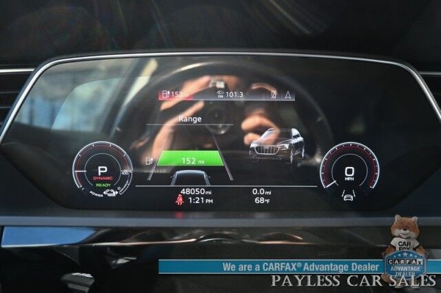 2021 Audi e-tron Sportback Premium Plus / AWD / Heated & Cooled Leather Seats / Panoramic Sunroof / NAV / Bang & Olufsen Speakers / Lane Depart & Blind Spot Alert / Apple CarPlay & Android Auto / 360 Cam / Tow Pkg / 218mi Range / 1-Owner Anchorage AK
