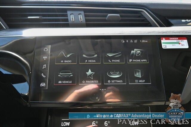 2021 Audi e-tron Sportback Premium Plus / AWD / Heated & Cooled Leather Seats / Panoramic Sunroof / NAV / Bang & Olufsen Speakers / Lane Depart & Blind Spot Alert / Apple CarPlay & Android Auto / 360 Cam / Tow Pkg / 218mi Range / 1-Owner Anchorage AK