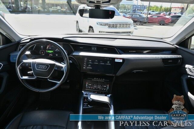 2021 Audi e-tron Sportback Premium Plus / AWD / Heated & Cooled Leather Seats / Panoramic Sunroof / NAV / Bang & Olufsen Speakers / Lane Depart & Blind Spot Alert / Apple CarPlay & Android Auto / 360 Cam / Tow Pkg / 218mi Range / 1-Owner Anchorage AK