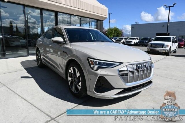 2021 Audi e-tron Sportback Premium Plus / AWD / Heated & Cooled Leather Seats / Panoramic Sunroof / NAV / Bang & Olufsen Speakers / Lane Depart & Blind Spot Alert / Apple CarPlay & Android Auto / 360 Cam / Tow Pkg / 218mi Range / 1-Owner Anchorage AK