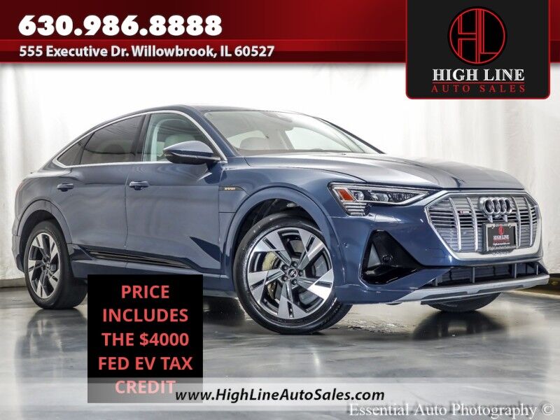 2021 Audi e-tron Sportback Premium Plus PRICE INCLUDES THE $4000 FED EV TAX CREDIT Willowbrook IL