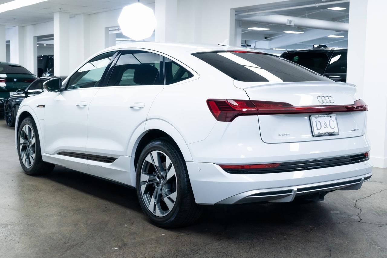 2021 Audi e-tron Sportback Premium Plus quattro Vented Seats Adaptive Cruise Top View Came Portland OR
