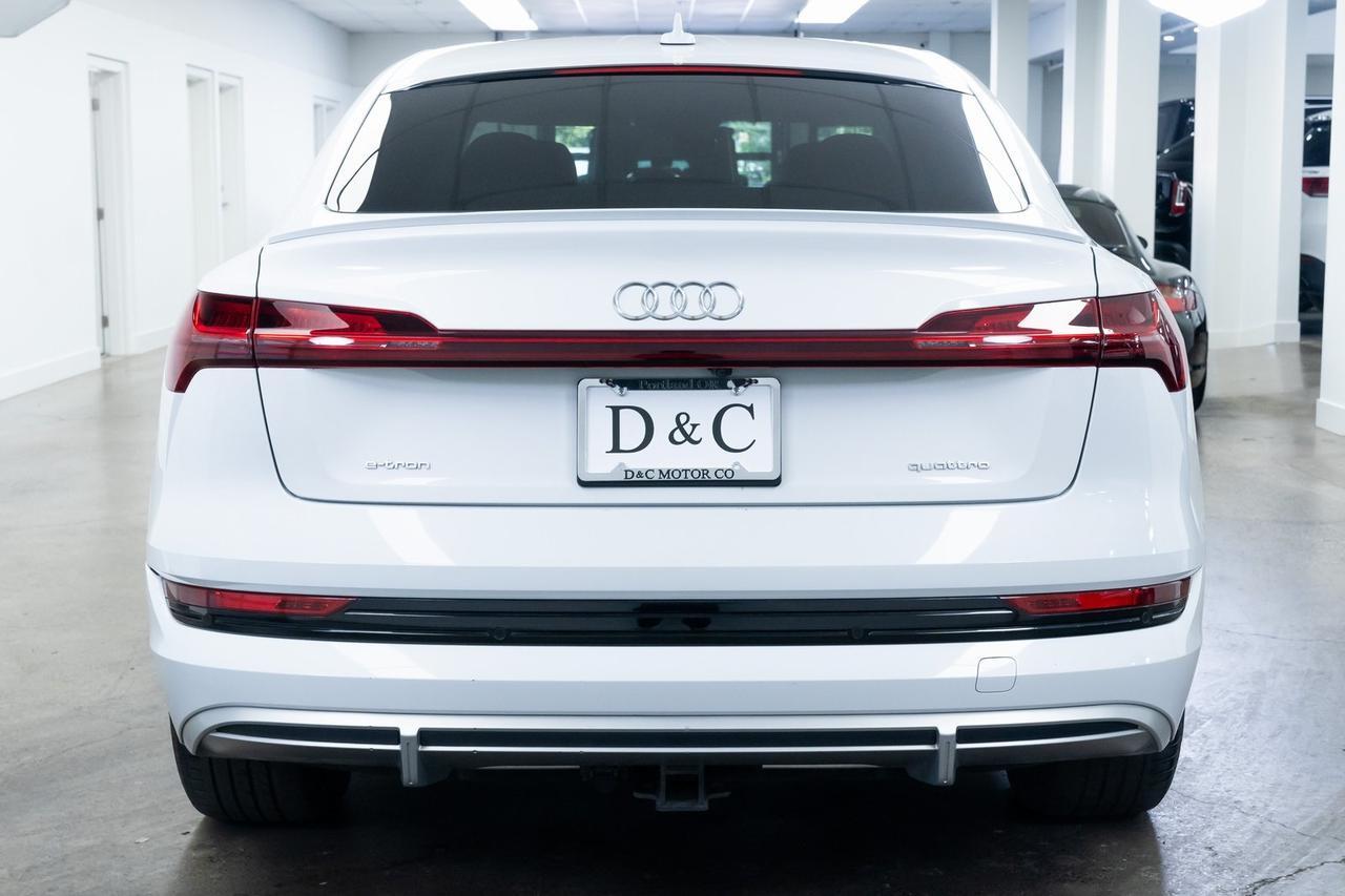 2021 Audi e-tron Sportback Premium Plus quattro Vented Seats Adaptive Cruise Top View Came Portland OR