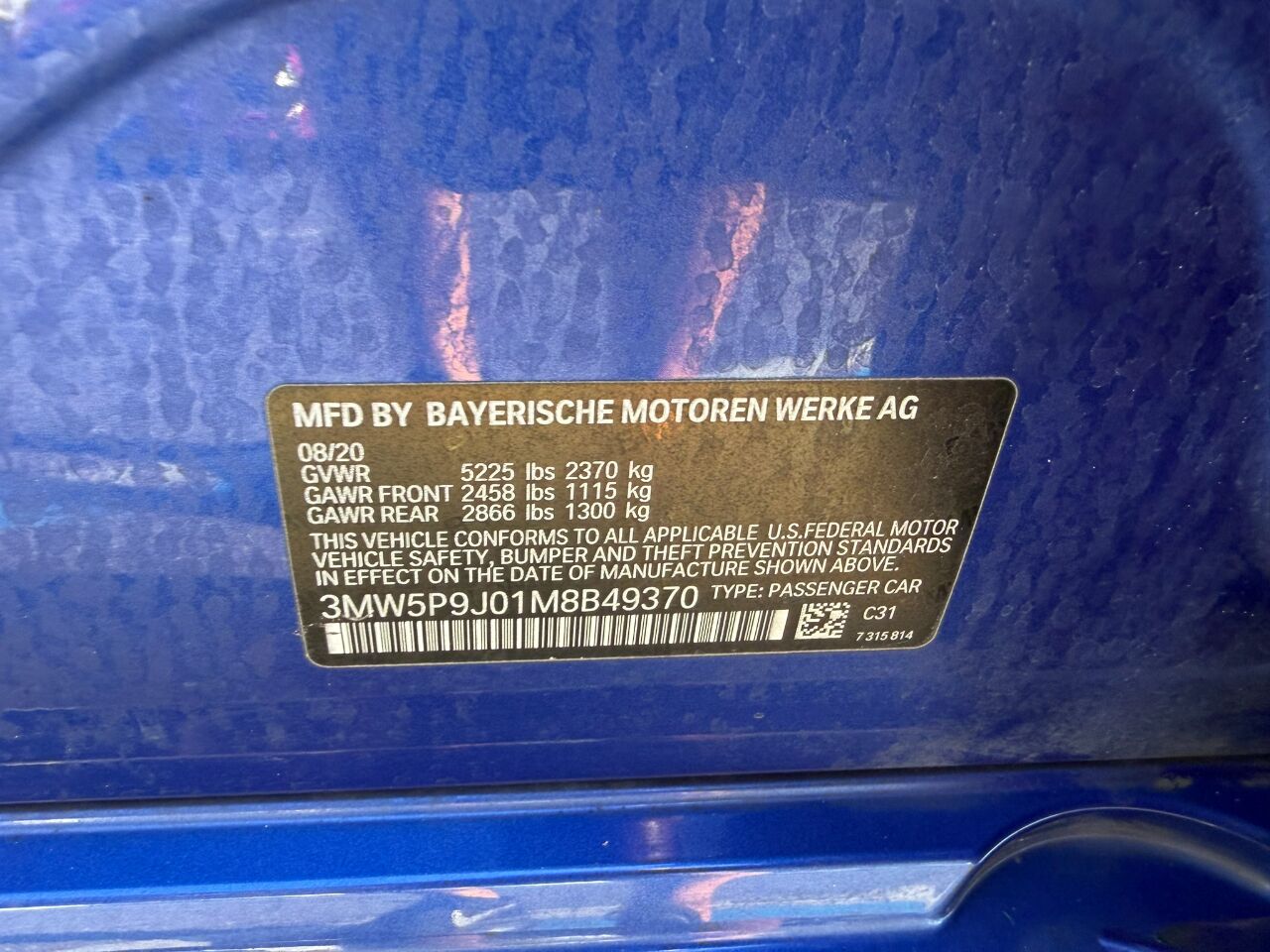 2021 BMW 3 Series 330e xDrive Plug-In Hybrid North America Jacksonville FL