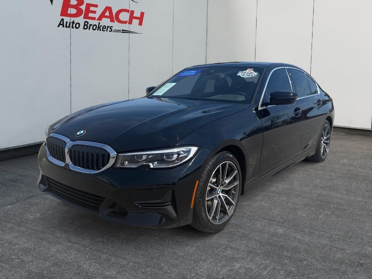 2021 BMW 3 Series 330i, APPLE CARPLAY/ANDROID AUTO, NAVIGATION, HEATED SEATS, BACKUP CAMERA, POWER MIRRORS, BLUETOOTH, SUNROOF, KEYLESS START, CLEAN CARFAX, MAKE THIS BMW 330I YOURS TODAY!