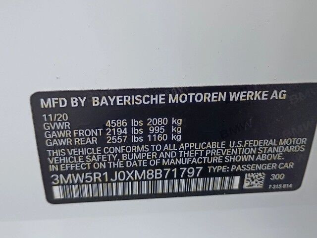 2021 BMW 3 Series 330i Davie FL