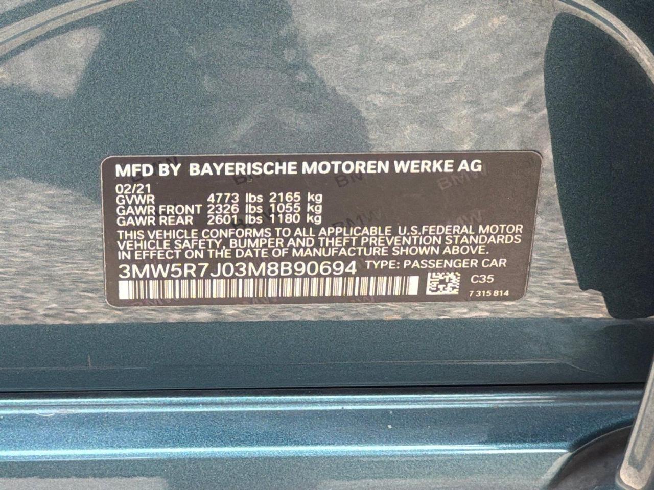 2021 BMW 3 Series 330i xDrive Hagerstown MD