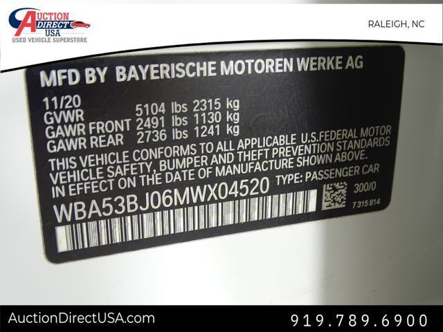 2021 BMW 5 Series 540i Raleigh NC