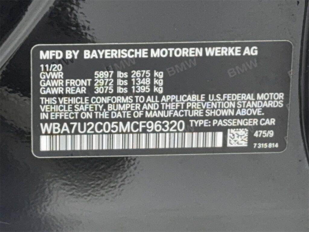 2021 BMW 7 Series 750i xDrive M SPORT,NAV,CAM,PANO,CLMT STS,HEADS UP Plano TX