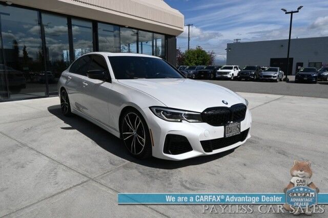2021 BMW M340I / AWD / AutoStart / Executive Pkg / Driver Assist Pkg / Power & Heated Leather Seats / Heated Steering Wheel / Sunroof / NAV / HUD / Harman Kardon Speakers / Lane Departure & Blind Spot / 31 MPG Anchorage AK