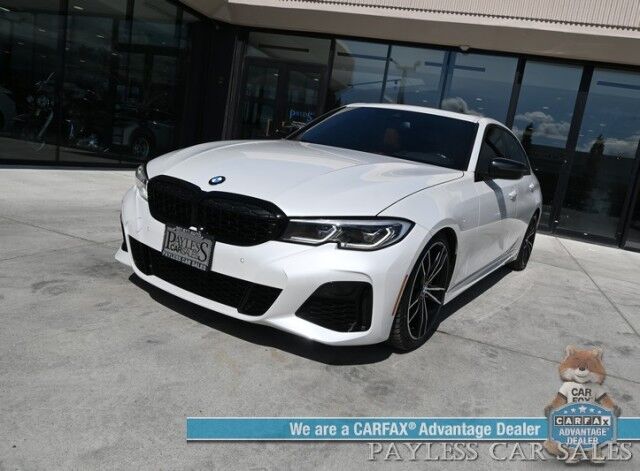 2021 BMW M340I / AWD / AutoStart / Executive Pkg / Driver Assist Pkg / Power & Heated Leather Seats / Heated Steering Wheel / Sunroof / NAV / HUD / Harman Kardon Speakers / Lane Departure & Blind Spot / 31 MPG Anchorage AK