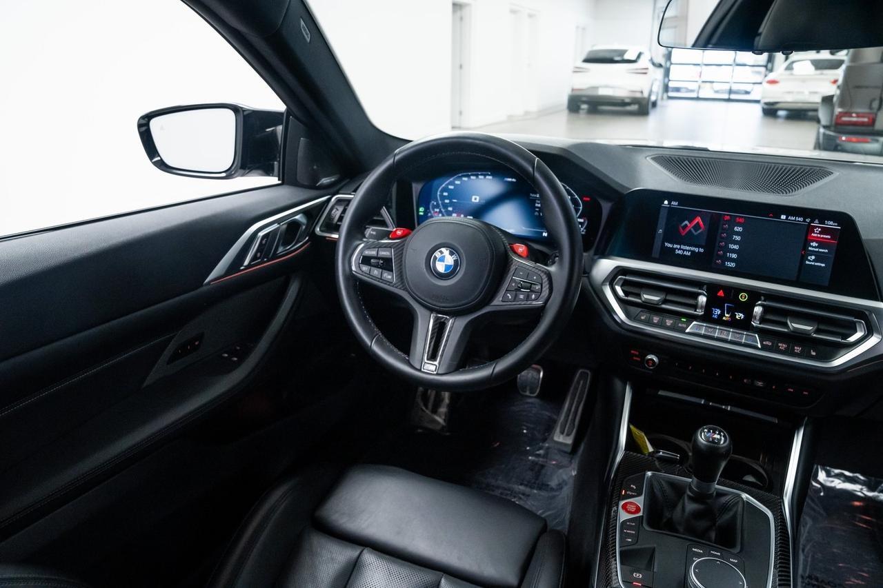 2021 BMW M4 Base Heated Seats 6-Speed Manual Carbon Fiber Trim Portland OR