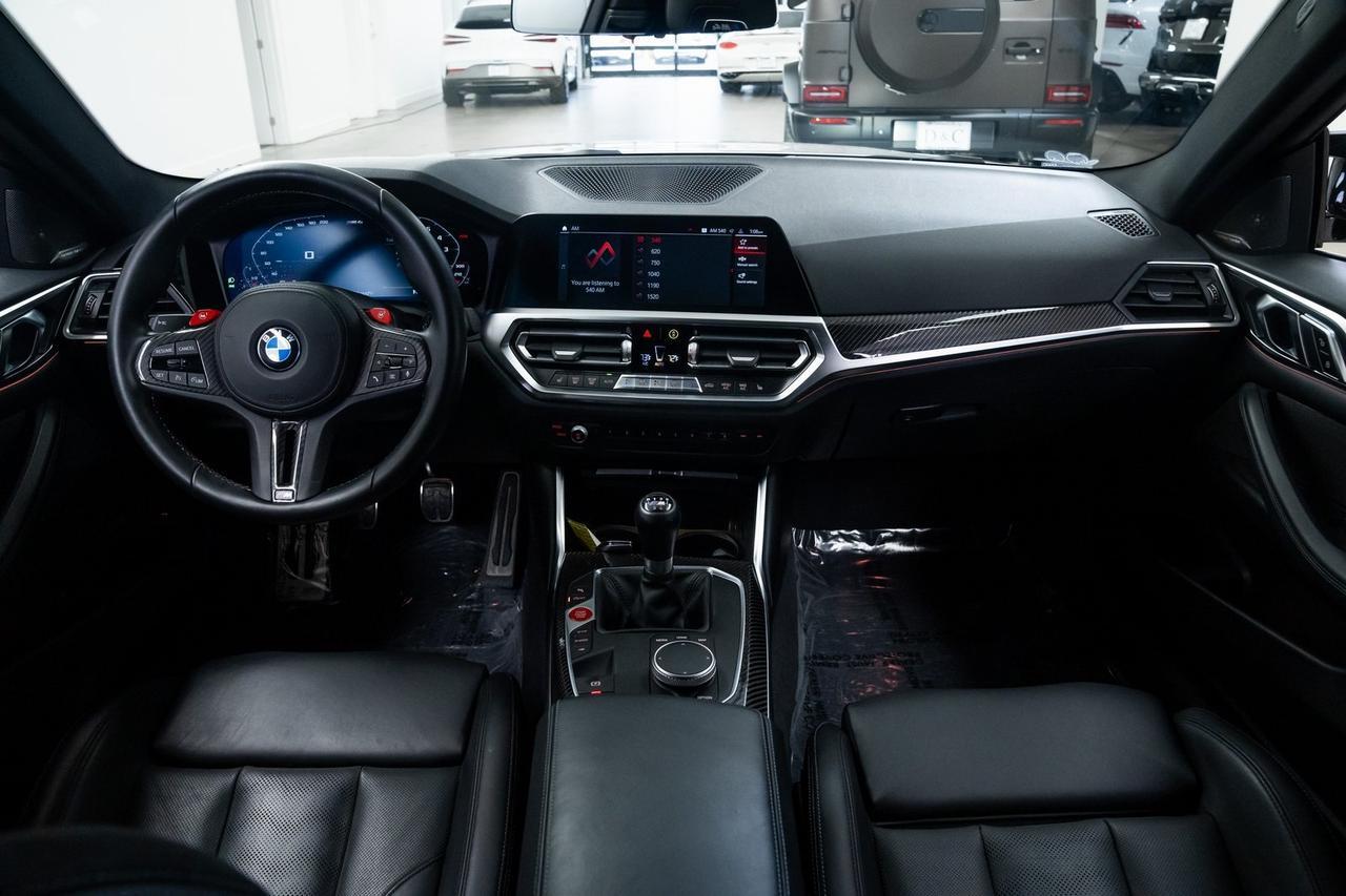 2021 BMW M4 Base Heated Seats 6-Speed Manual Carbon Fiber Trim Portland OR