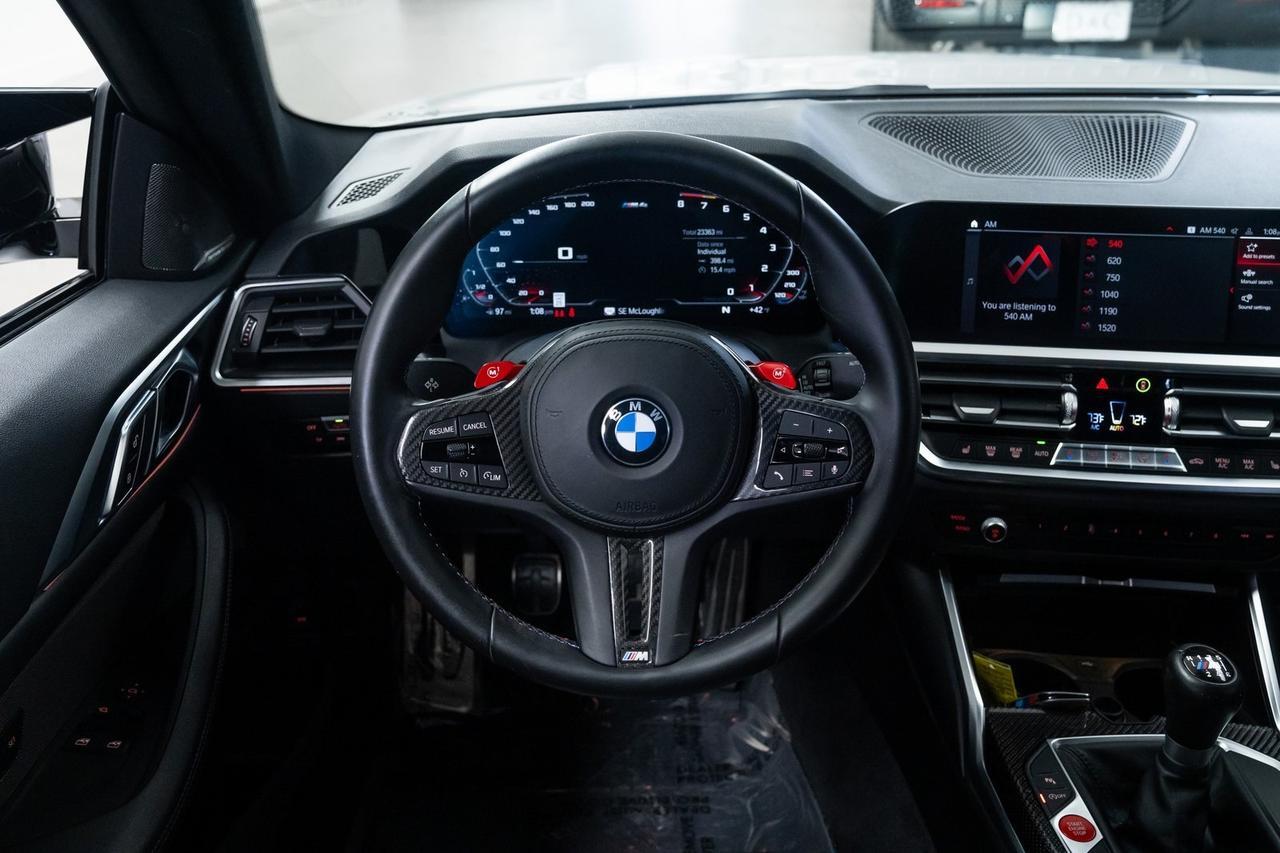 2021 BMW M4 Base Heated Seats 6-Speed Manual Carbon Fiber Trim Portland OR
