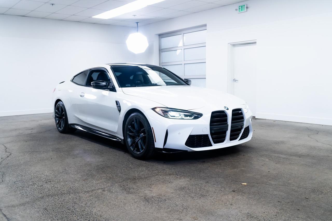 2021 BMW M4 Base Heated Seats 6-Speed Manual Carbon Fiber Trim Portland OR