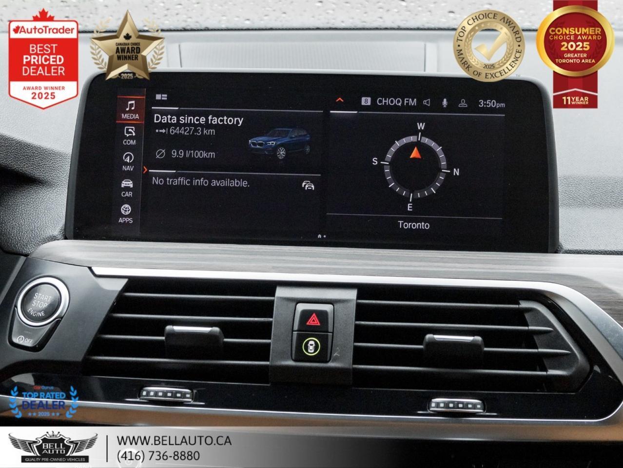 2021 BMW X3 xDrive30i | NAVI | B.CAM | B.SPOT | HTD&MMRY SEATS | NOACCIDENT Toronto ON