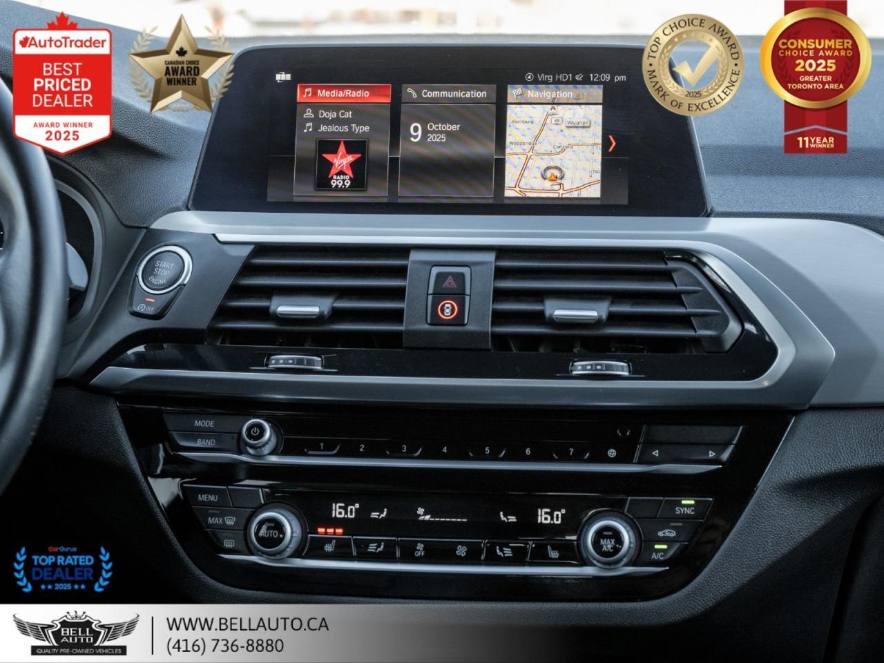 2021 BMW X3 xDrive30i | NAVI | B.CAM | PANO | PARKASST | B.SPOT | CARPLAY | WRLSCHRG | NOACCIDENT Toronto ON