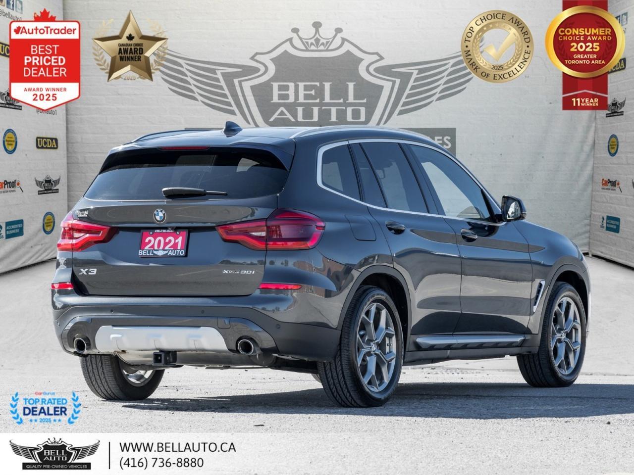 2021 BMW X3 xDrive30i | NAVI | B.CAM | PANO | PARKASST | B.SPOT | CARPLAY | WRLSCHRG | NOACCIDENT Toronto ON