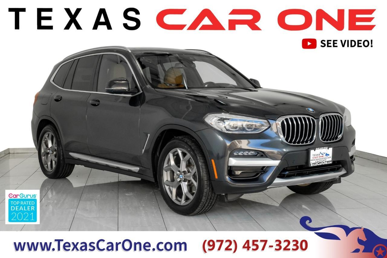 2021 BMW X3 xDrive30i AWD BLIND SPOT ASSIST LANE DEPARTURE WARNING NAVIGATION PANORMA LEATHER HEATED SEATS