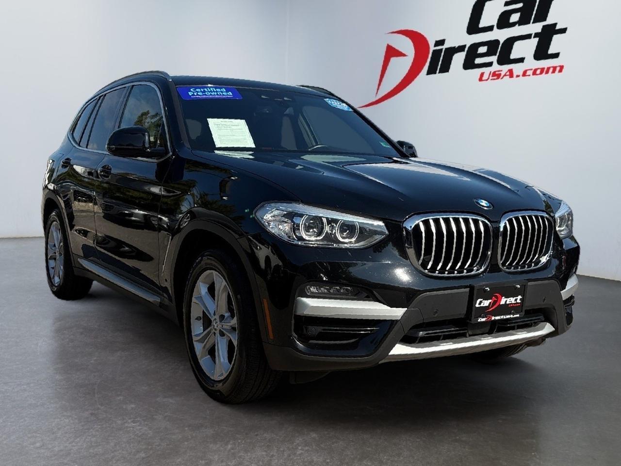 2021 BMW X3 xDrive30i, HEADSUP DISPLAY, APPLE CARPLAY/ANDROID AUTO, PANORAMIC MOONROOF, BLIND SPOT ALERT, LANE KEEP ASSIST, HEATED STEERING WHEEL & SEATS, POWER LIFTGATE, NAVIGATION, ONLY 1 OWNER, RIDE IN LUXURY! Virginia Beach VA