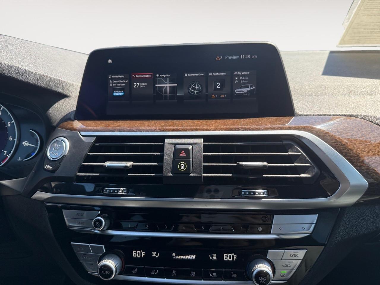 2021 BMW X3 xDrive30i, HEADSUP DISPLAY, APPLY CARPLAY/ANDROID AUTO, PANORAMIC MOONROOF, BLIND SPOT ALERT, LANE KEEP ASSIST, HEATED STEERING WHEEL & SEATS, POWER LIFTGATE, NAVIGATION, ONLY 1 OWNER, RIDE IN LUXURY! Norfolk VA