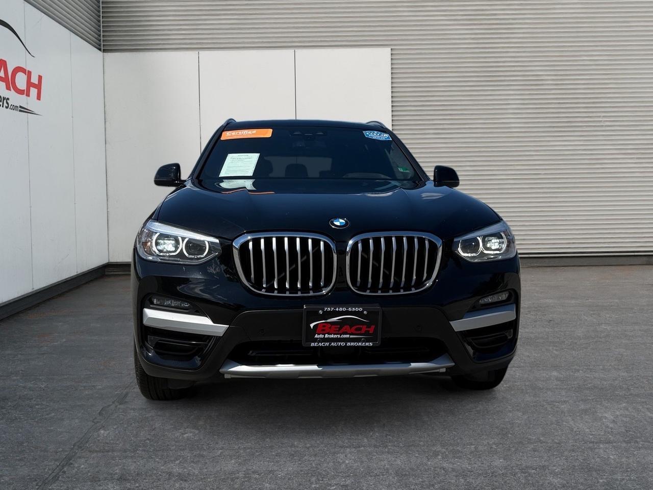 2021 BMW X3 xDrive30i, HEADSUP DISPLAY, APPLY CARPLAY/ANDROID AUTO, PANORAMIC MOONROOF, BLIND SPOT ALERT, LANE KEEP ASSIST, HEATED STEERING WHEEL & SEATS, POWER LIFTGATE, NAVIGATION, ONLY 1 OWNER, RIDE IN LUXURY! Norfolk VA
