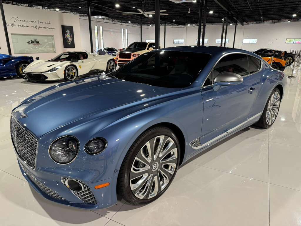 2021 Bentley Continental GT Mulliner Blue Crystal Paint, Naim audio system, rotating infotainment display AND MUCH MORE!!