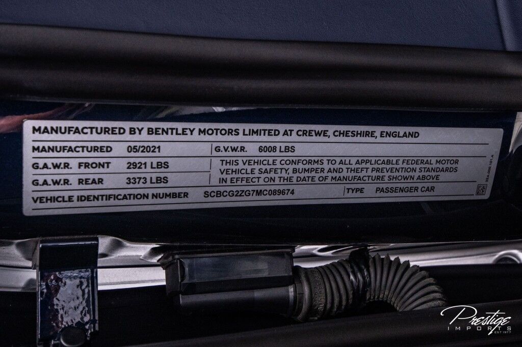 2021 Bentley Continental GT Mulliner North Miami Beach FL