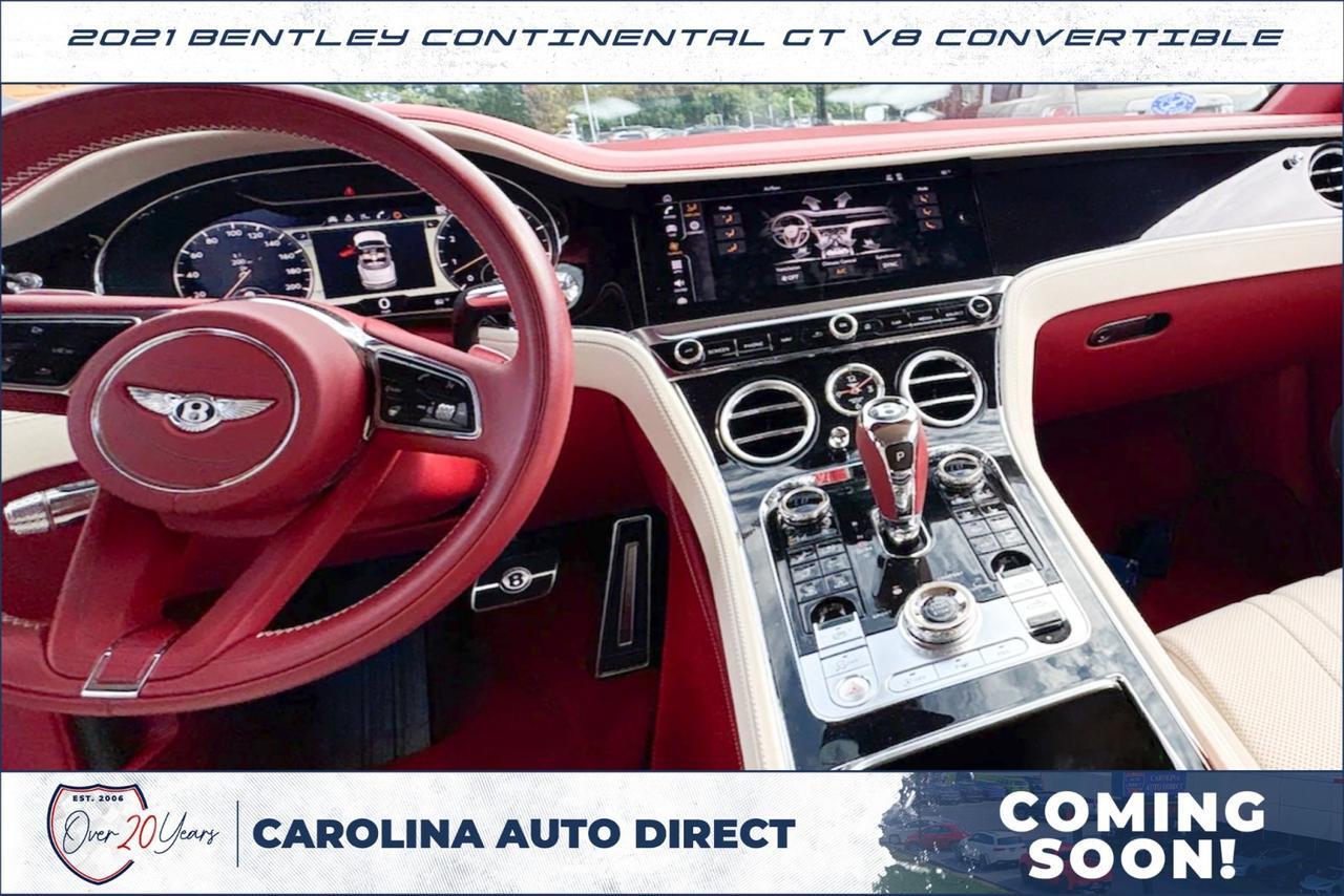 2021 Bentley Continental GT V8 Convertible / Twin Turbo V8 / Coming Soon! Lincolnton NC
