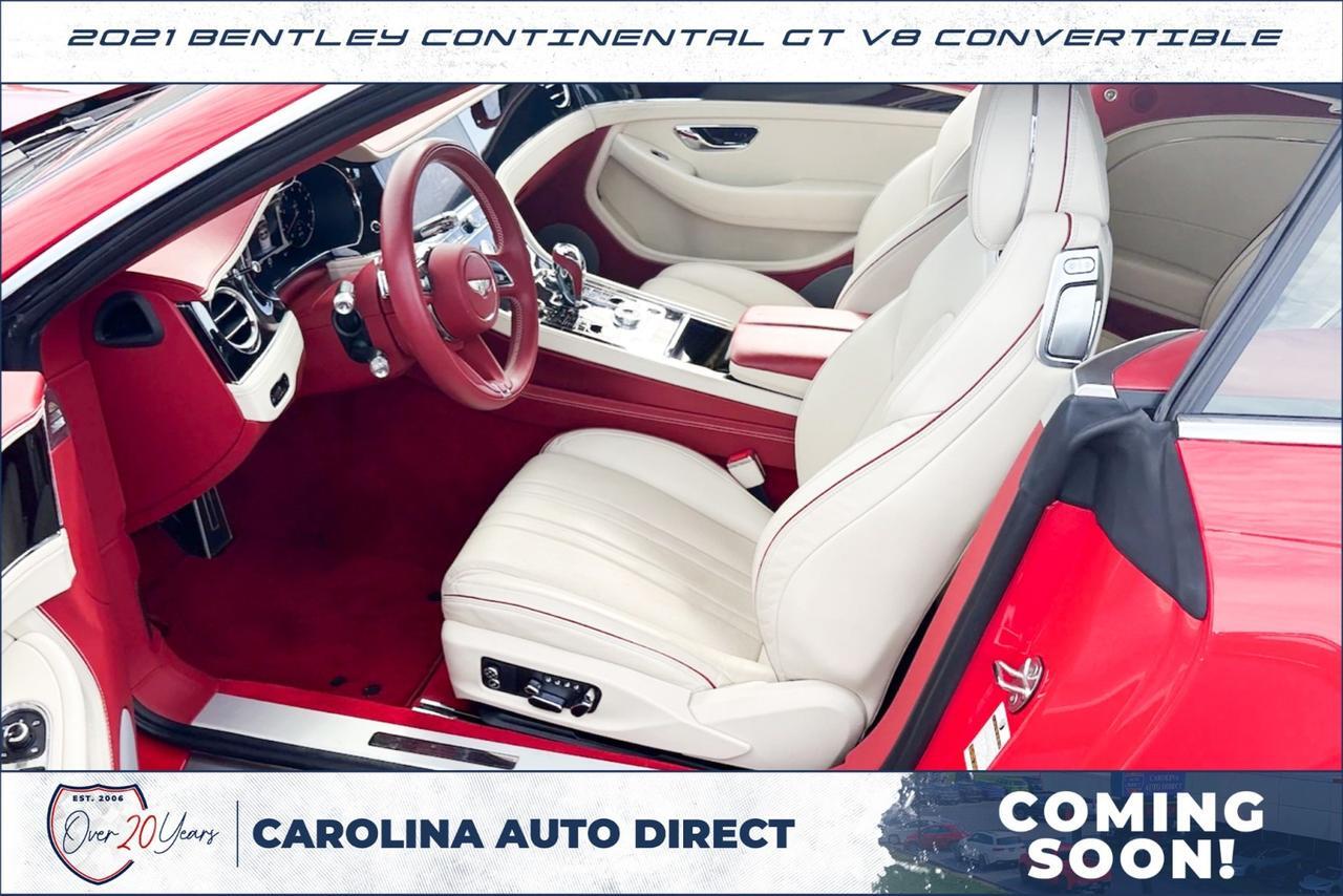 2021 Bentley Continental GT V8 Convertible / Twin Turbo V8 / Coming Soon! Lincolnton NC
