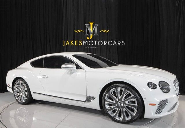 2021 Bentley Continental GT V8 *MULLINER EDITION* *BIG OPTION LIST* *WHITE ON HOTSPUR RED* San Diego CA