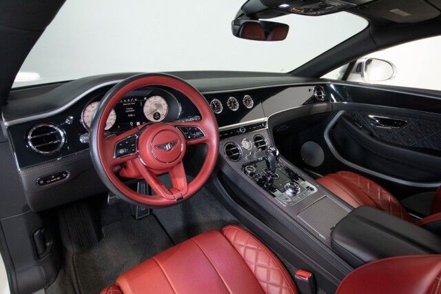 2021 Bentley Continental GT V8 *MULLINER EDITION* *BIG OPTION LIST* *WHITE ON HOTSPUR RED* San Diego CA